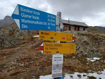 Die Panixerpasshütte dient als Selbstversorgerhütte.