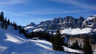 Schlittelpiste nach Urnerboden