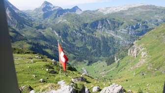 Ausblick von der Glärnischhütte