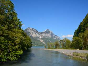Linthmündung in den Walensee