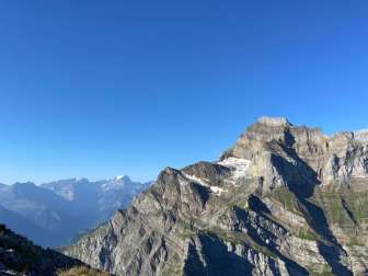 Aussicht vom Vorderglärnisch in Richtung Tödi