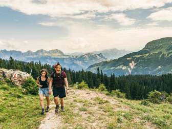 Aufstieg zur Spitzmeilenhütte