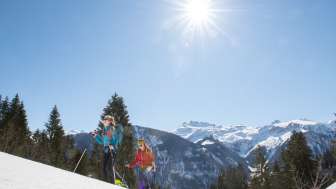 Herrliches Schneeschuhwandern inmitten der Stille