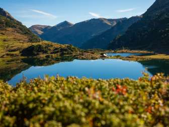 Murgsee mit Murgseehütte